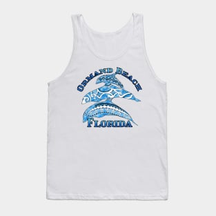 Ormand Beach Florida Vacation Tribal Dolphins Tank Top